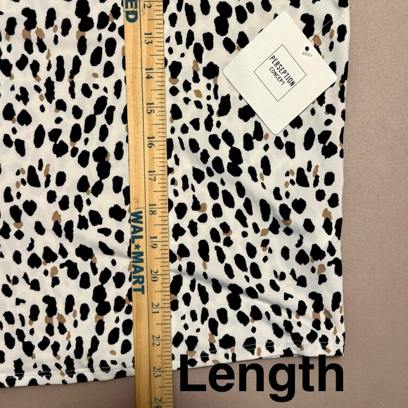 NEW WITH TAGS. PerSeption Concept black and Cream Spotted Blouse - Picture 7 of 9